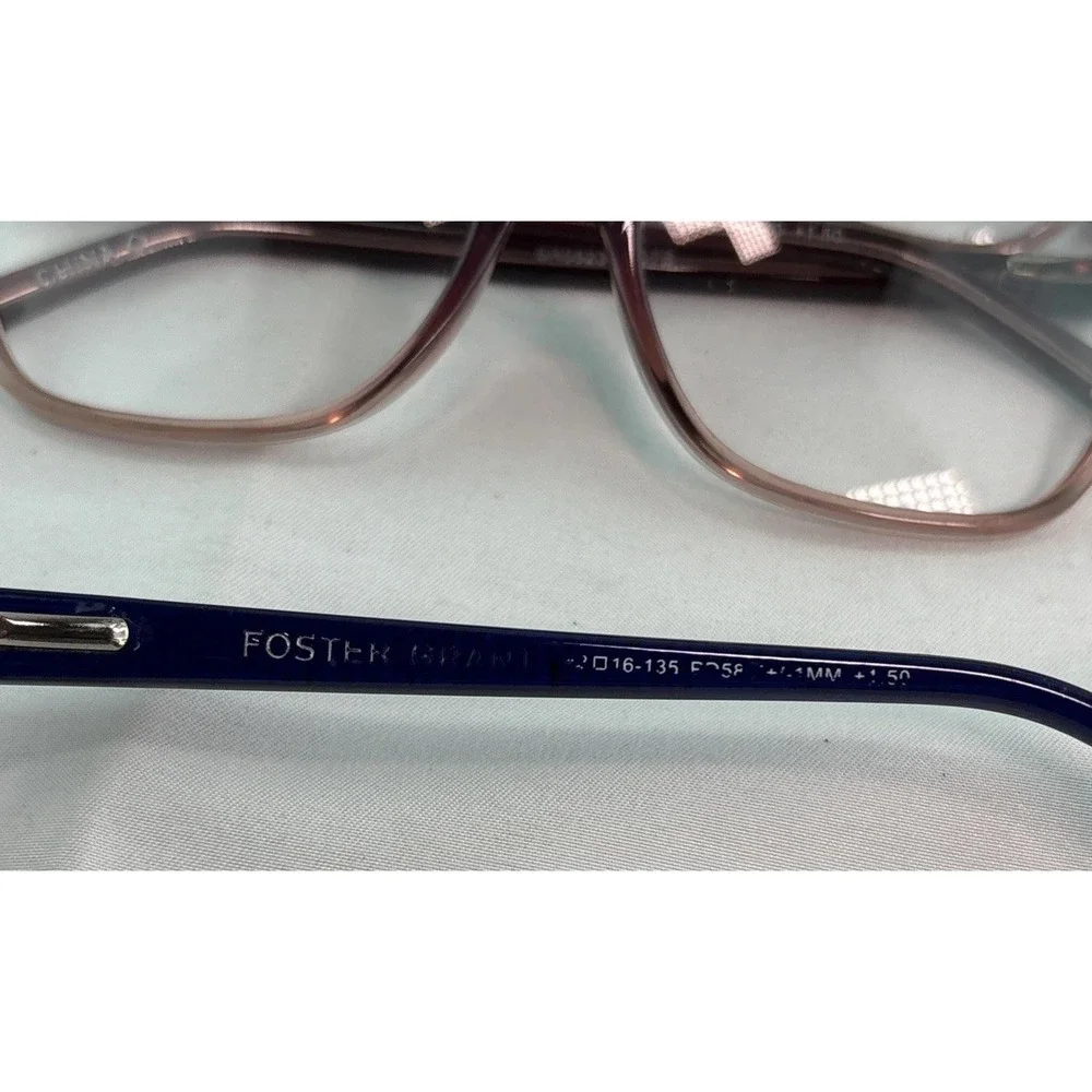Lot Of 5 - Foster Grant Readers Reading Glasses +1.50 Woman